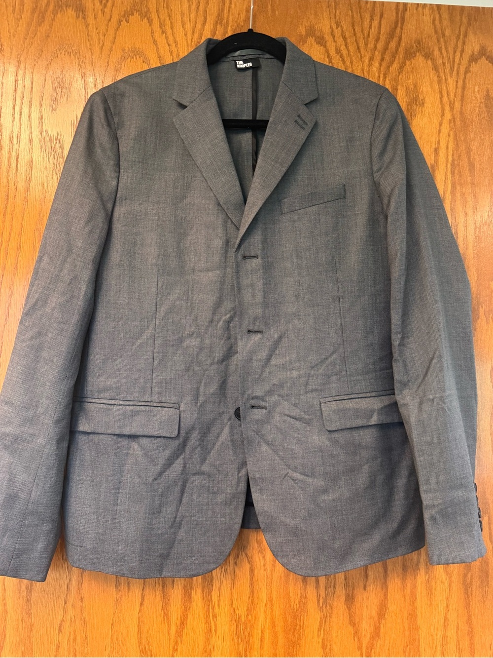 The Kooples Men's Gray Single-Breasted Blazer